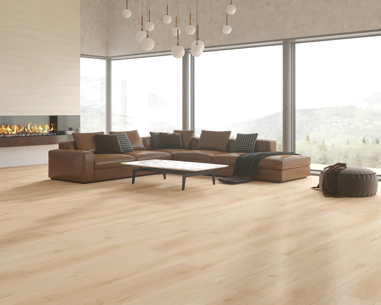 Reaction Tasmanian Oak vinyl plank flooring