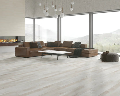 Reaction White Rustic Oak vinyl plank flooring