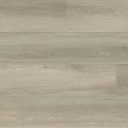 Ironstone luxury vinyl plank, a deep cool-grey timber with weathered character and bold grain figure, from the Kawana Flooring Resiplank Essence 307 collection