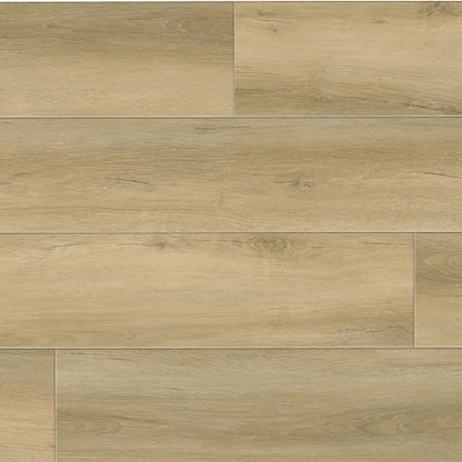 Light Sand luxury vinyl plank, a soft pale beige with warm coastal undertones and smooth subtle grain, from the Kawana Flooring Resiplank Essence 307 collection