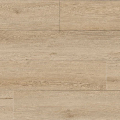 Sandstone luxury vinyl plank, a pale earthy beige with soft natural texture and quiet contemporary character, from the Kawana Flooring Resiplank Essence 307 collection