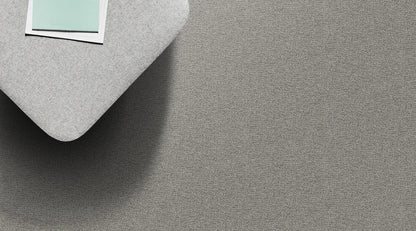 Back Country textured loop carpet, a soft mid-grey with weathered natural undertones and pebbled tactile surface, from the Kawana Flooring Redbook Rustic Nature collection