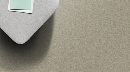 Hayseed textured loop carpet, a soft golden-beige with hay-toned warmth and confidently pebbled surface, from the Kawana Flooring Redbook Rustic Nature collection