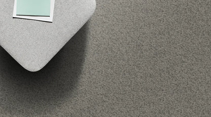 Provincial textured loop carpet, a confident deeper grey with rich tonal weight and chunky loop definition, from the Kawana Flooring Redbook Rustic Nature collection