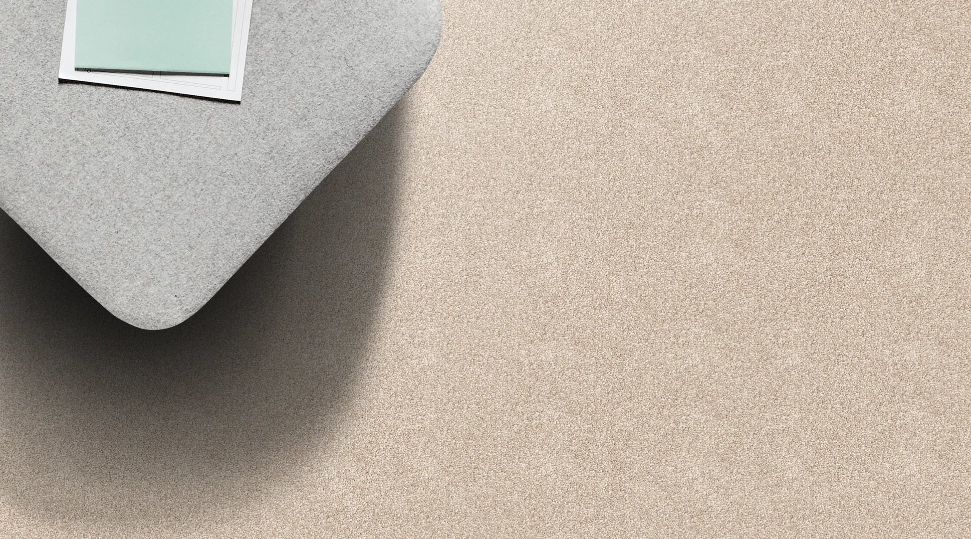 Timeless Brushed Cotton solution dyed nylon carpet