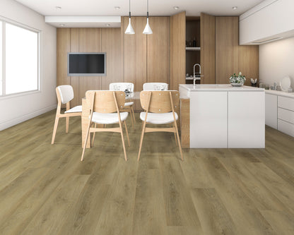 Tranquility Bristle Oak vinyl plank flooring