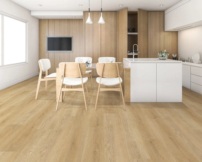 Tranquility Field Oak vinyl plank flooring