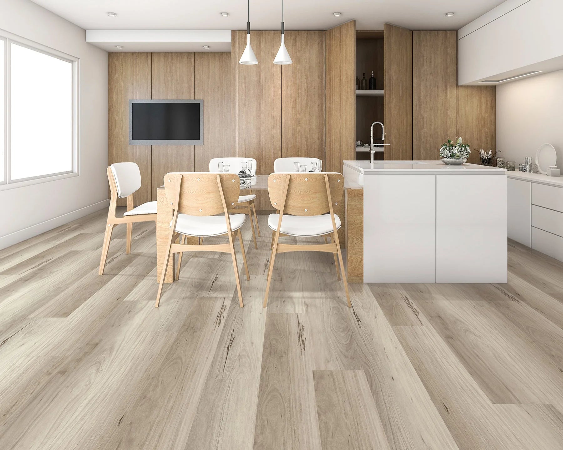 Tranquility Ghost Gum vinyl plank flooring