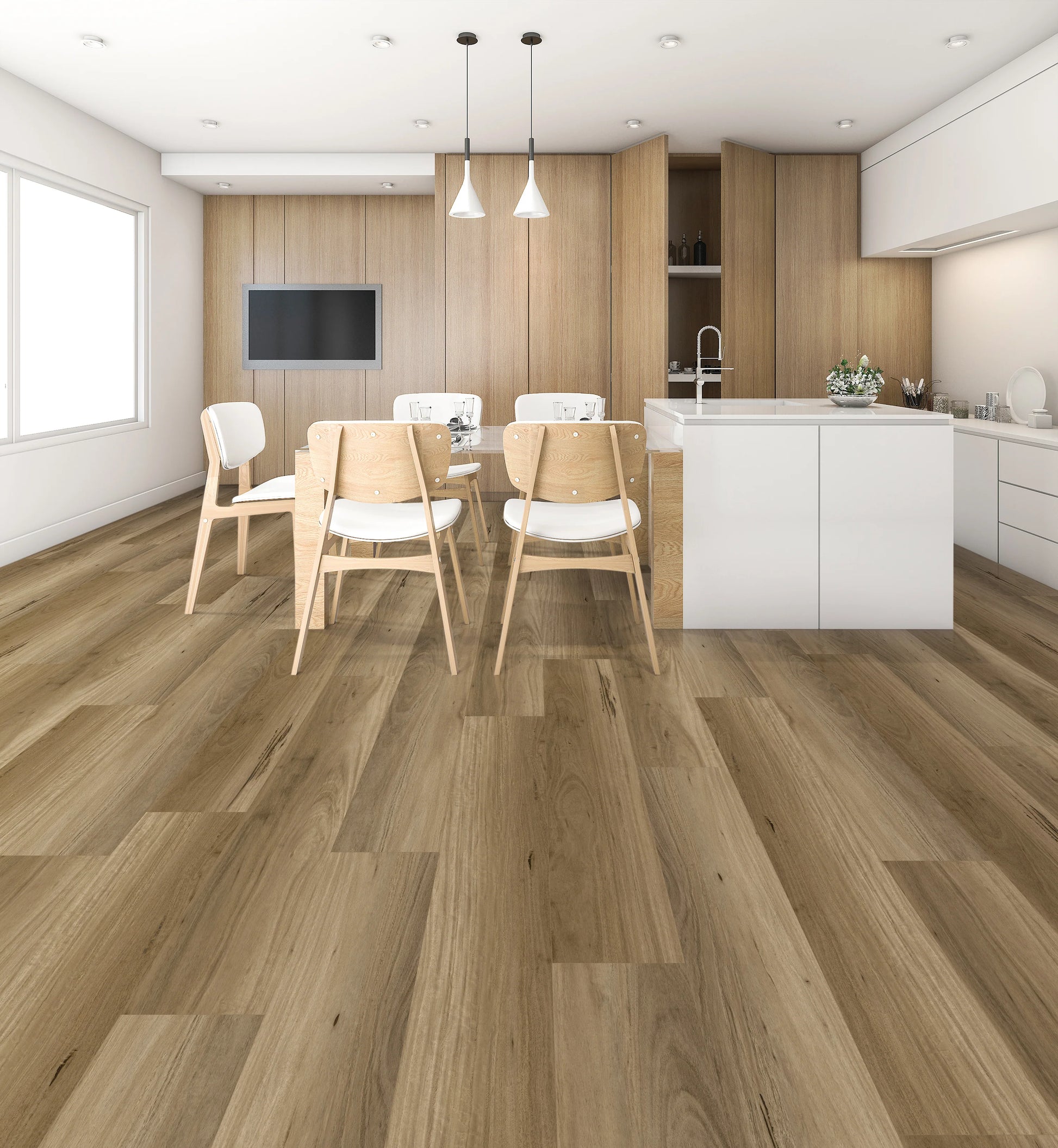Tranquility Smokey Blackbutt vinyl plank flooring