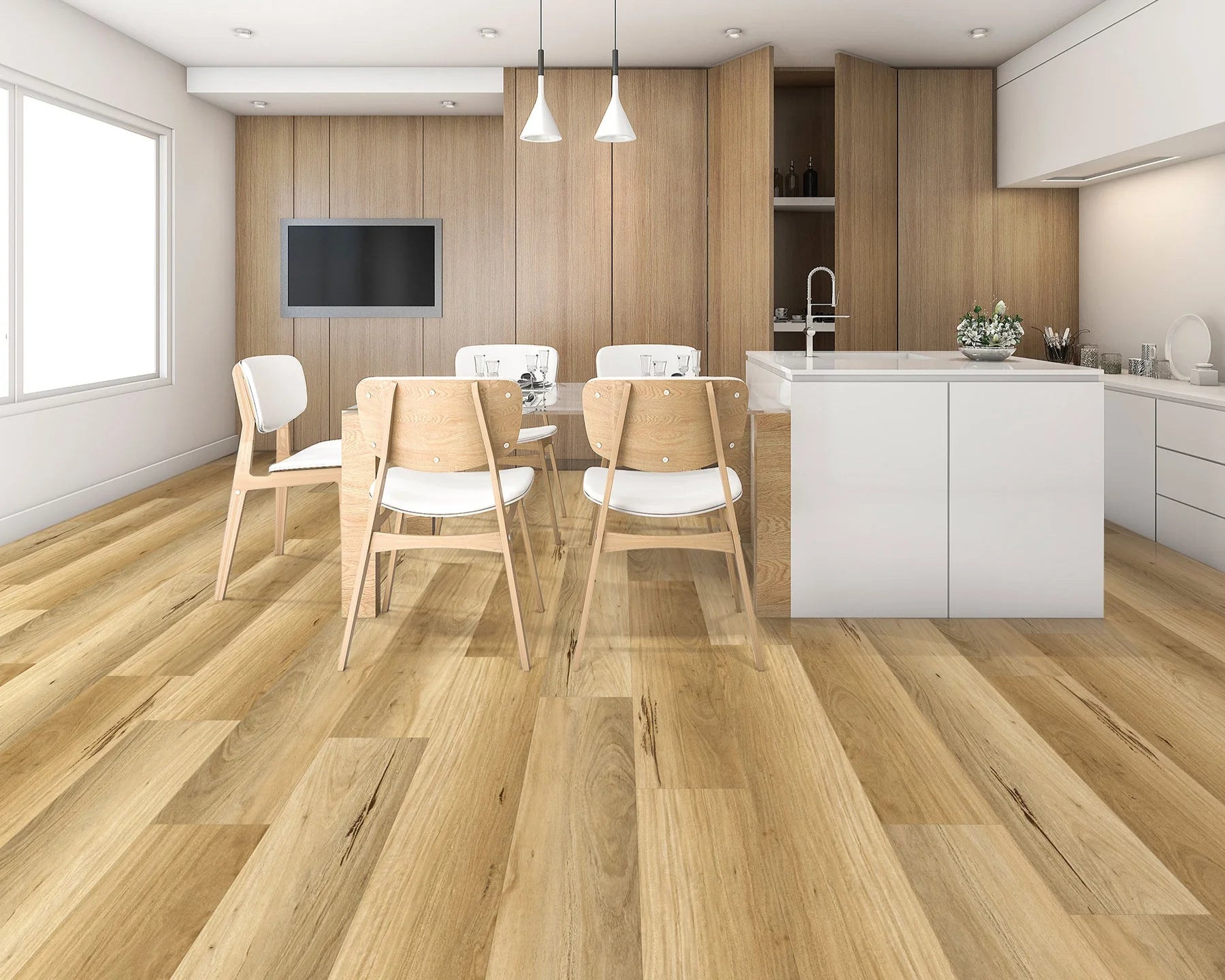 Tranquility Weathered Blackbutt vinyl plank flooring