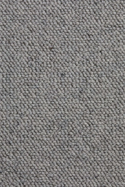 Eastlake wool loop carpet, a soft pale cool-grey with refined silvered character and quietly composed loop surface, from the Kawana Flooring Victoria Carpets Urban Style collection