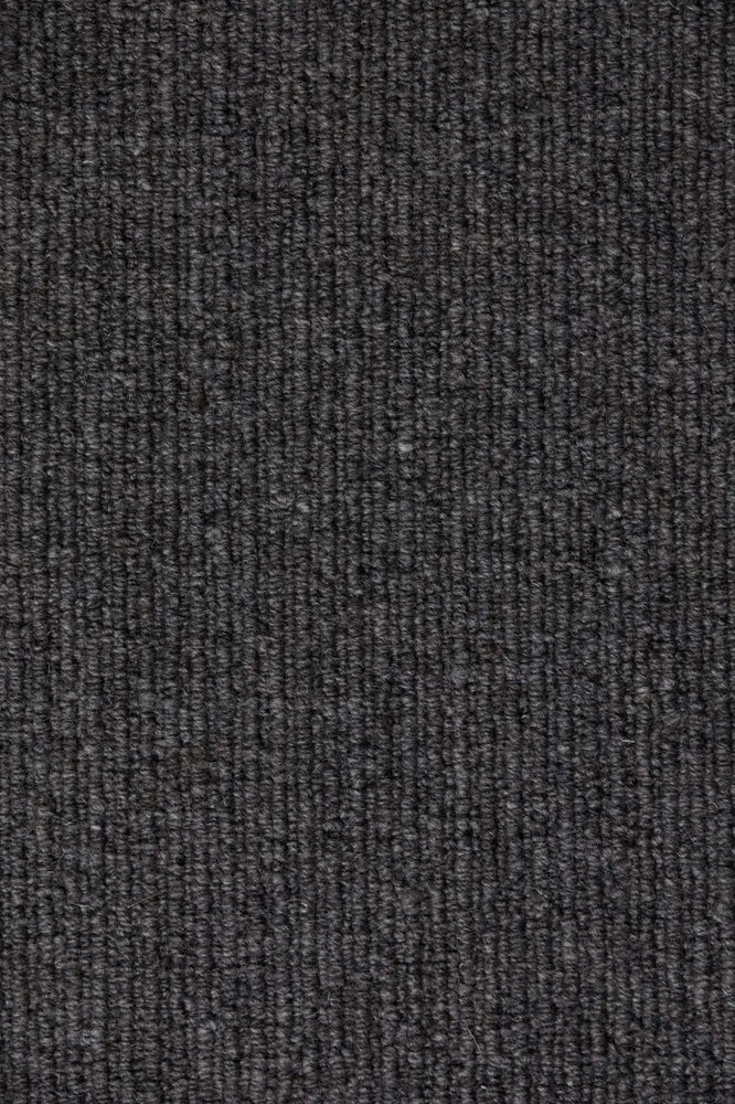 Hosier Lane wool sisal carpet, a sophisticated mid-grey with quietly composed urban character and prominent sisal weave texture, from the Kawana Flooring Victoria Carpets Urban Weave collection