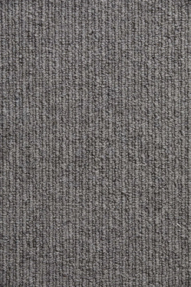 Metallic wool sisal carpet, a balanced silver-grey with cool architectural undertones and visible woven structure, from the Kawana Flooring Victoria Carpets Urban Weave collection