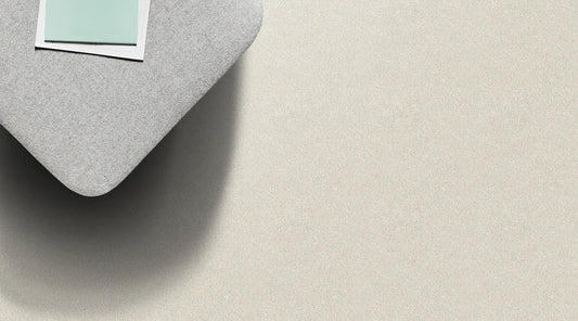 Bare Canvas cut pile twist carpet, a soft luminous cream with refined gentle character and densely plush polished surface, from the Kawana Flooring Redbook Velura collection