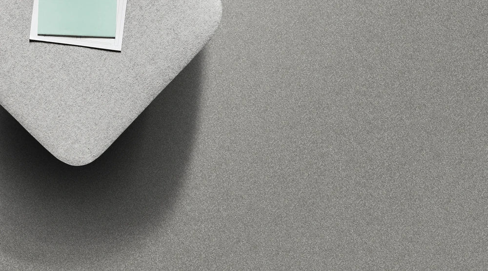 Pewter Cup cut pile twist carpet, a sophisticated mid silver-grey with cool architectural undertones and refined soft pile, from the Kawana Flooring Redbook Velura collection
