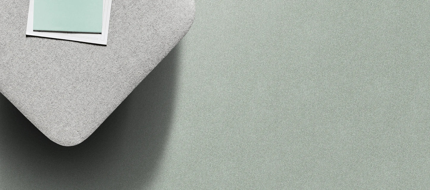 Velvet Appeal Green Crystal solution dyed nylon carpet