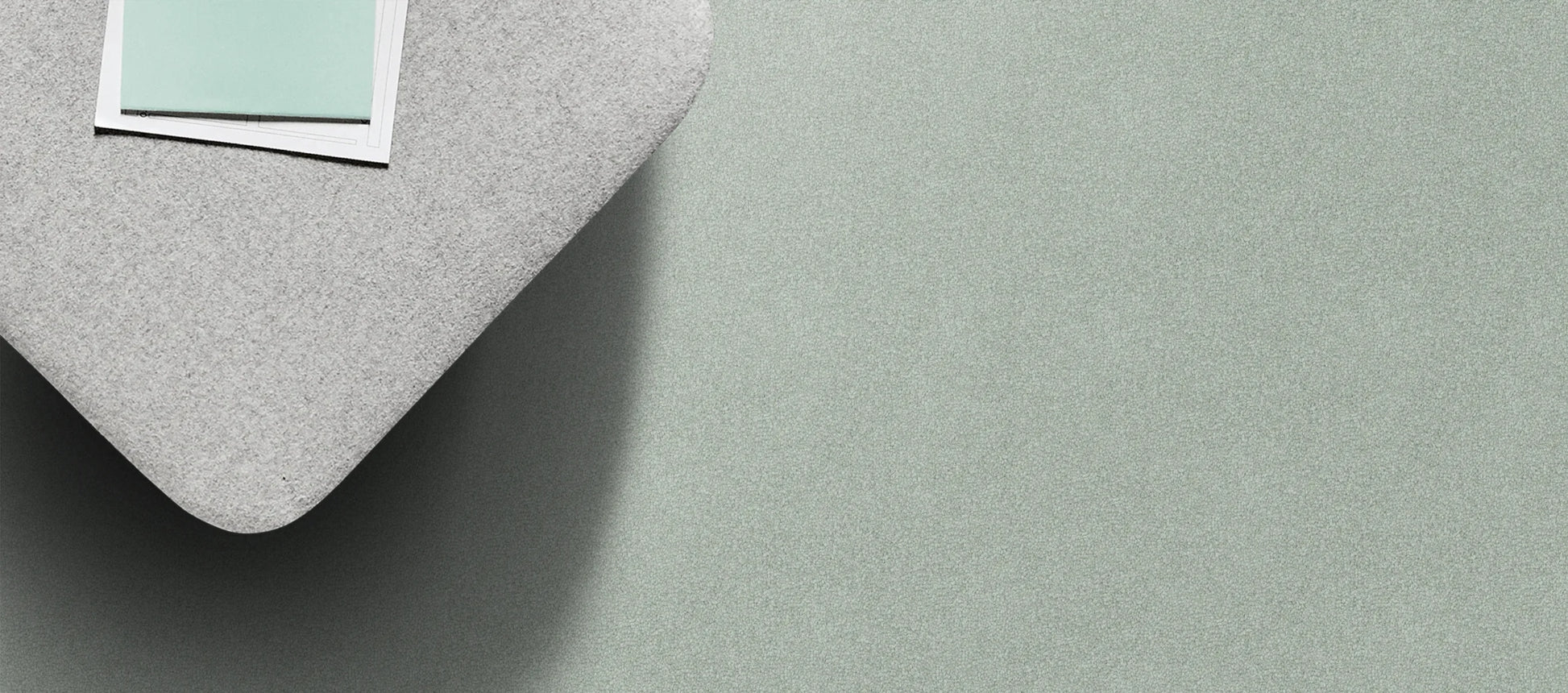 Velvet Appeal Green Crystal solution dyed nylon carpet