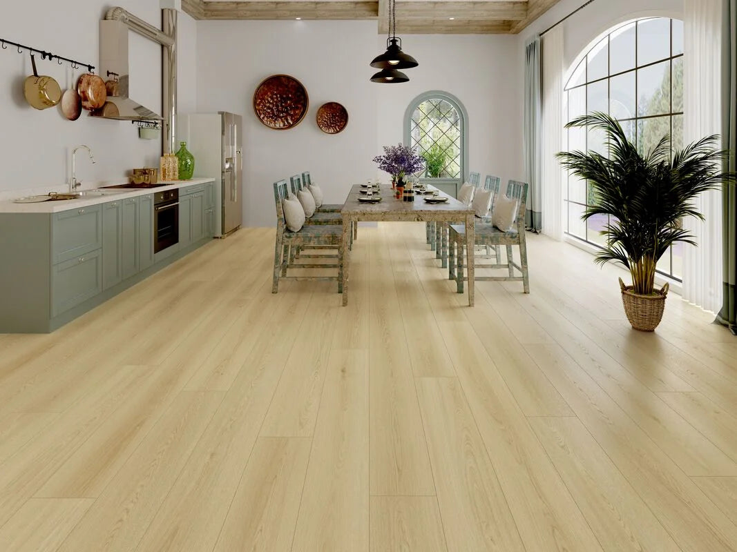 Vulcan Pure Oak hybrid flooring