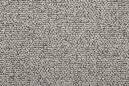 Reservoir level loop carpet, a balanced mid cool-grey with quietly composed depth and crisp architectural surface, from the Kawana Flooring Victoria Carpets Westbourne Park collection
