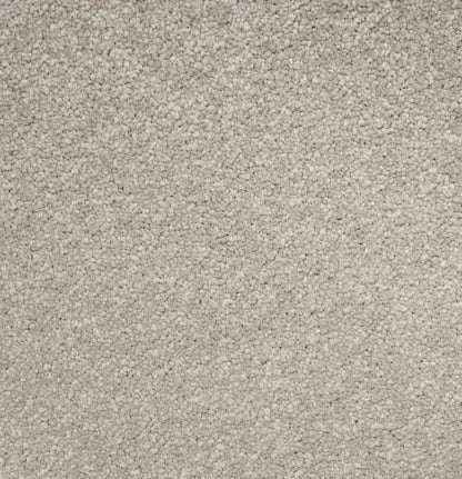 Aquarius velvety twist pile carpet, a soft warm cream-beige with luminous gentle character and densely plush surface, from the Kawana Flooring Providence Zodiac collection
