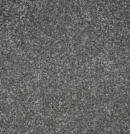 Pisces velvety twist pile carpet, a deep cool charcoal-grey with rich shadowed depth and luxuriously plush surface, from the Kawana Flooring Providence Zodiac collection