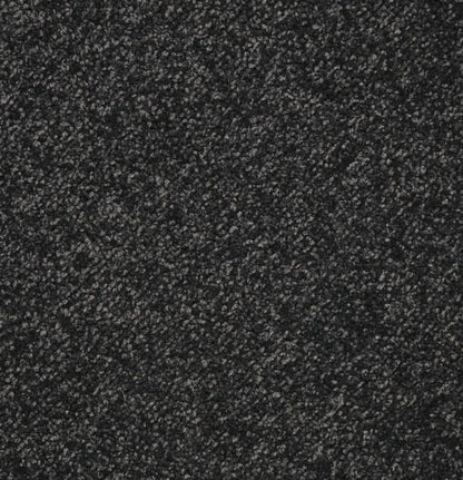 Taurus velvety twist pile carpet, a deep architectural near-black with anchoring depth and richly plush twist construction, from the Kawana Flooring Providence Zodiac collection
