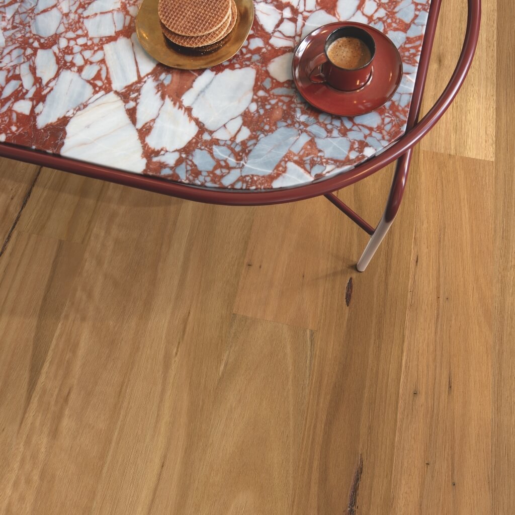 ReadyFlor Range Colour: Brushed Blackbutt 2 Strip Matt timber flooring Sunshine Coast
