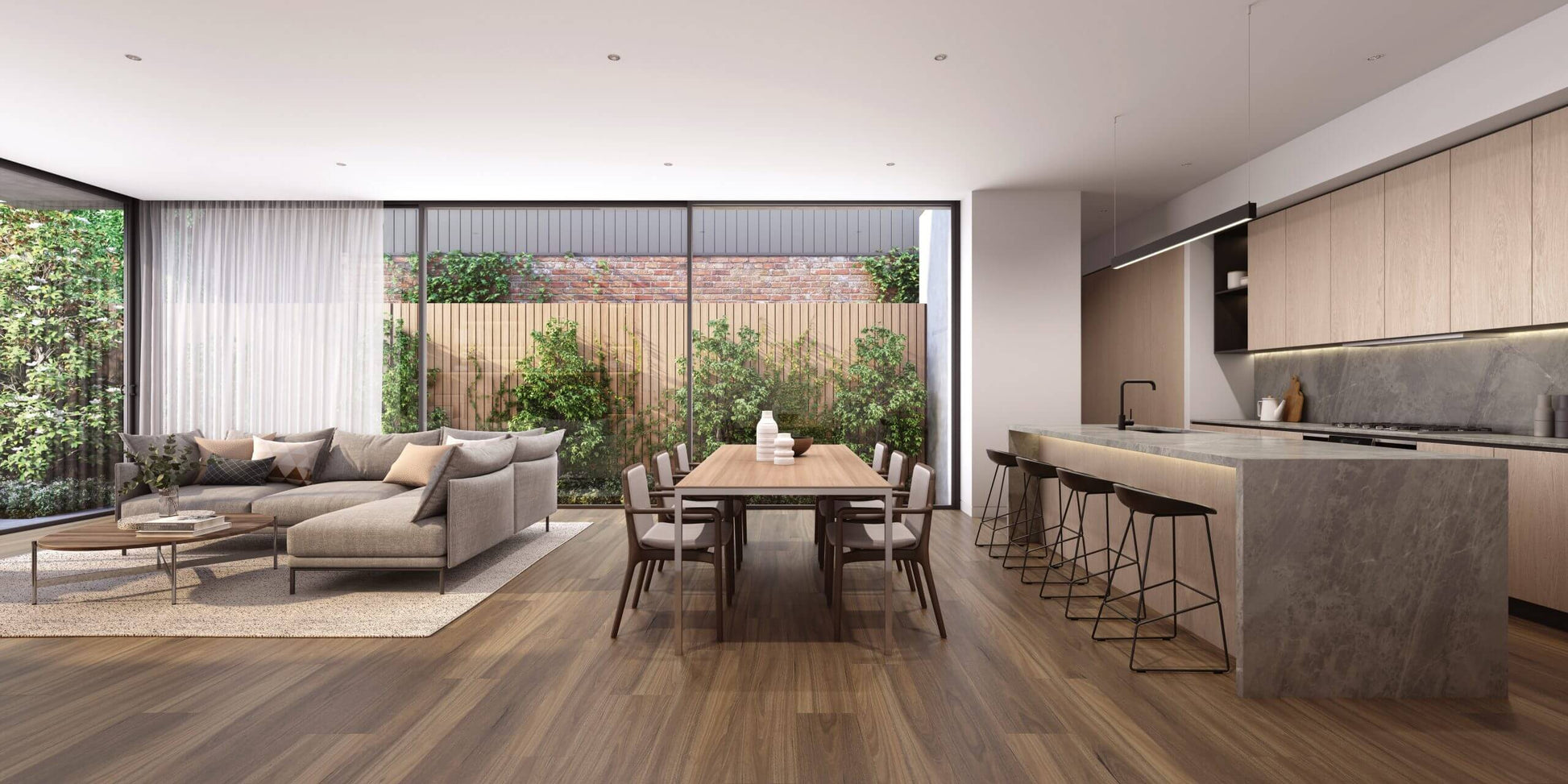 Resiplank Colour: Highland Spotted Gum vinyl plank flooring Sunshine Coast